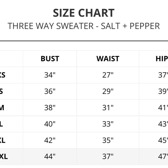 Rebecca King Three Way Sweater in Salt & Pepper - Picture 5 of 8